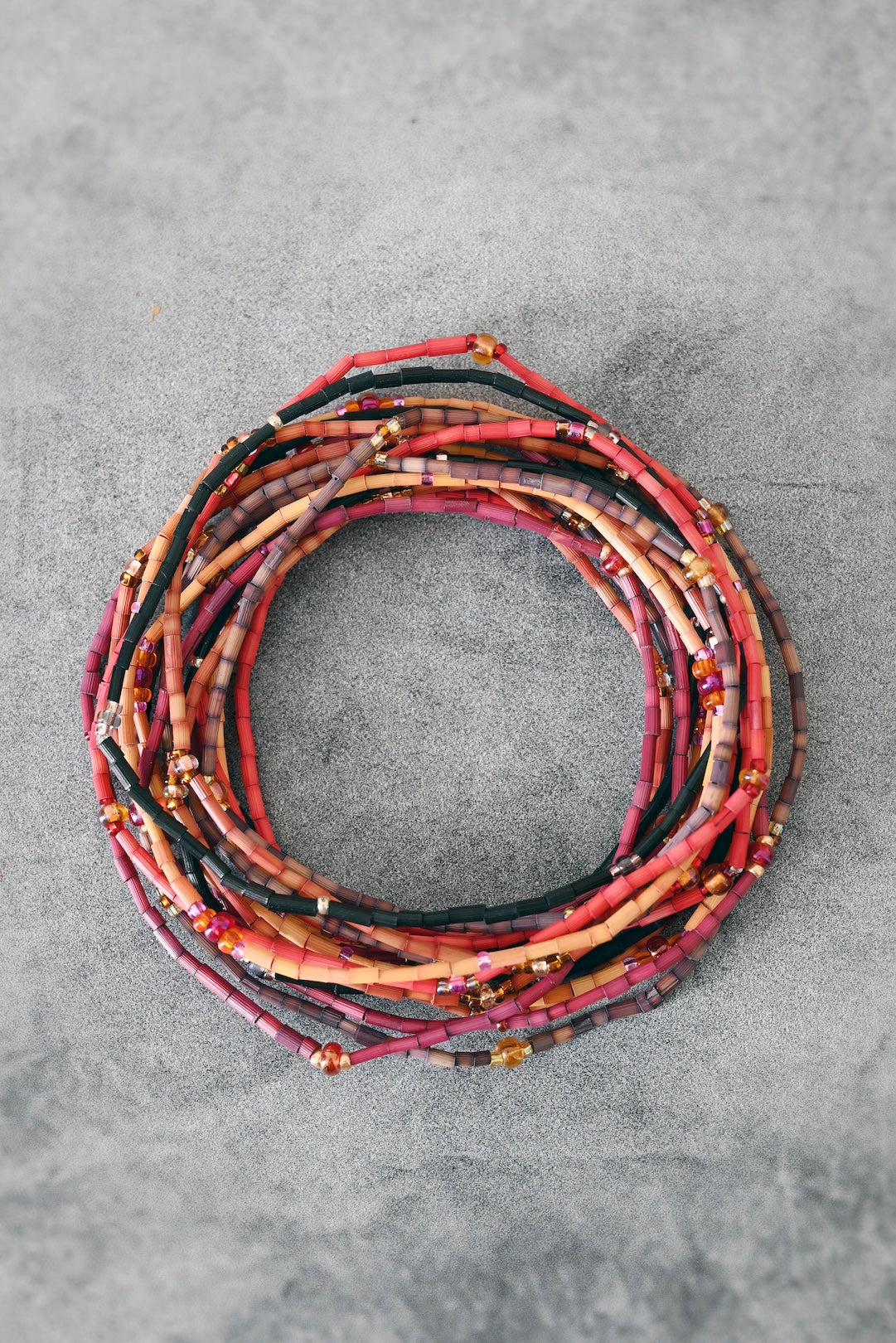 The Leakey Collection Set of 6 Zulugrass Single Strands - Spiced Fig