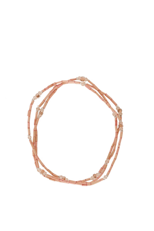 The Leakey Collection Zulugrass Single Strand - Rose Pink