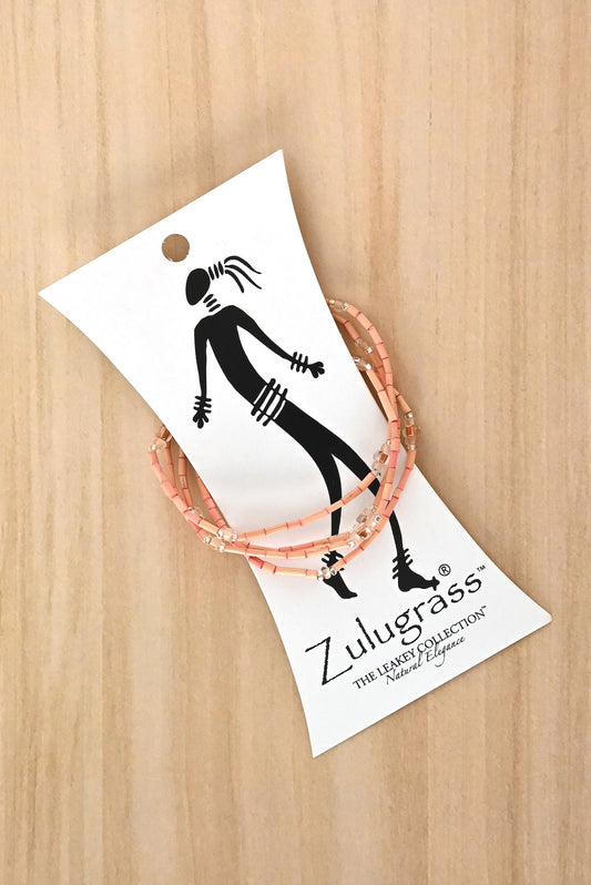The Leakey Collection Zulugrass Single Strand - Rose Pink