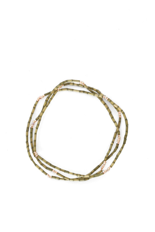 The Leakey Collection Zulugrass Single Strand - Forest Green
