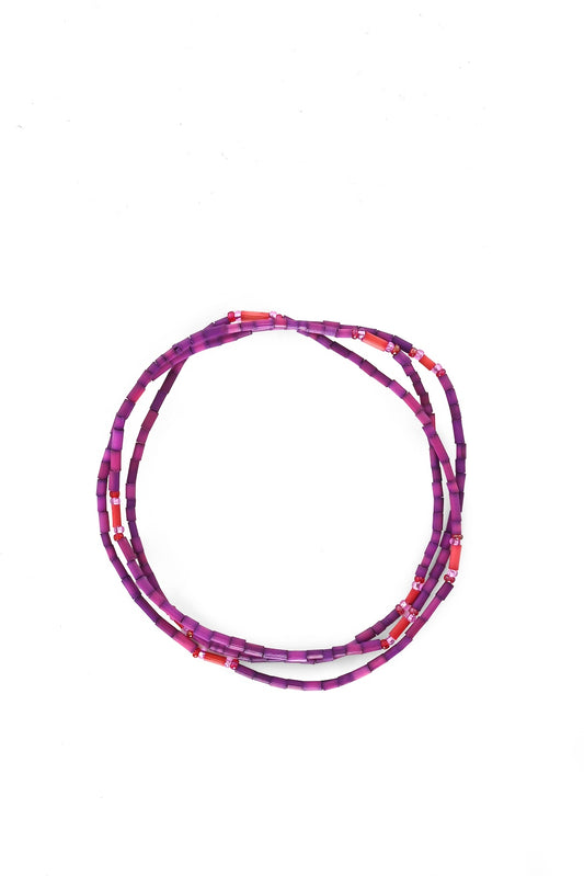 The Leakey Collection Zulugrass Single Strand - Bright Fuchsia