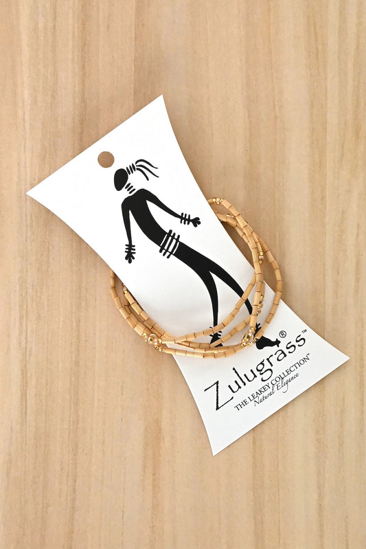 The Leakey Collection Zulugrass Single Strand - Wheat