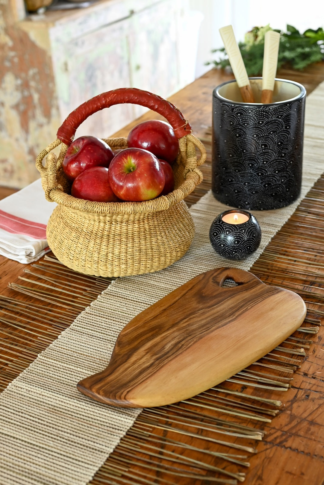 Heart of Hearts Olive Wood Cheese Tray