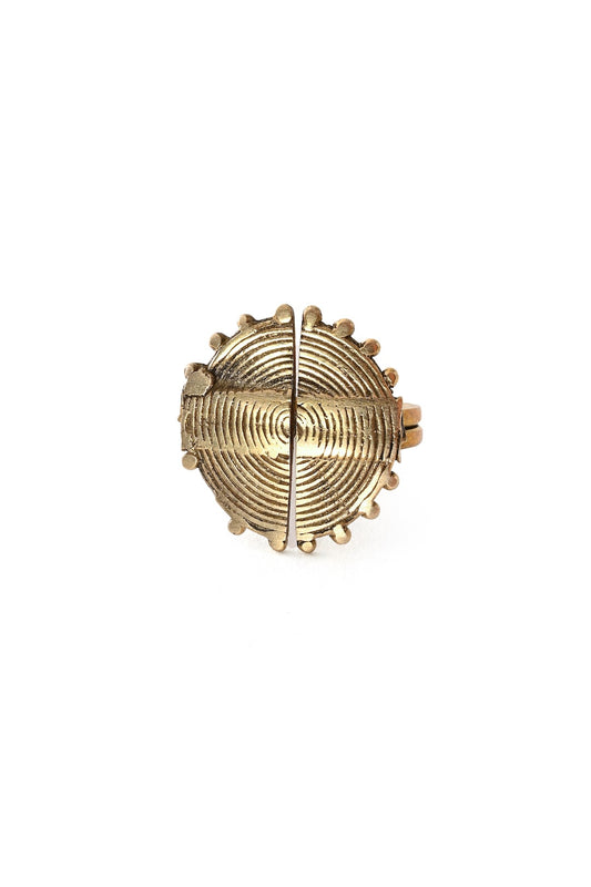 Assorted Malian Cast Brass Split Sun Ring - Limited Edition