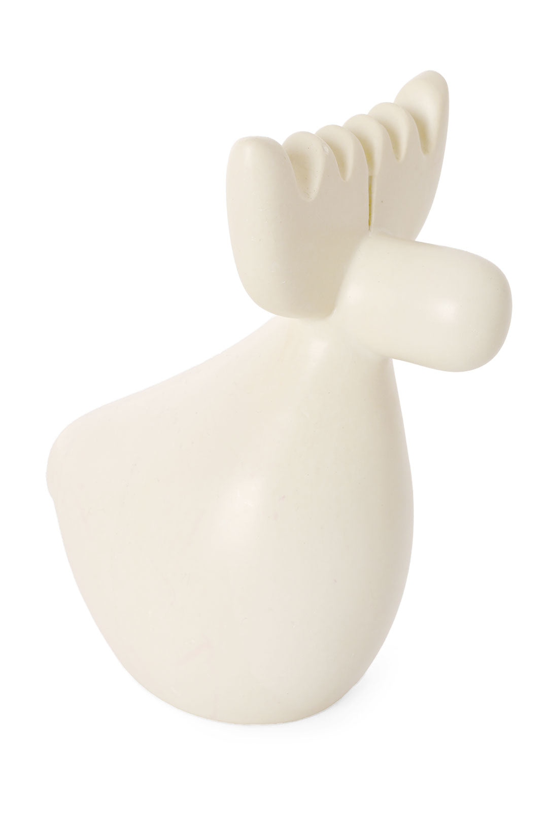 All-Natural Soapstone Reindeer Sculpture