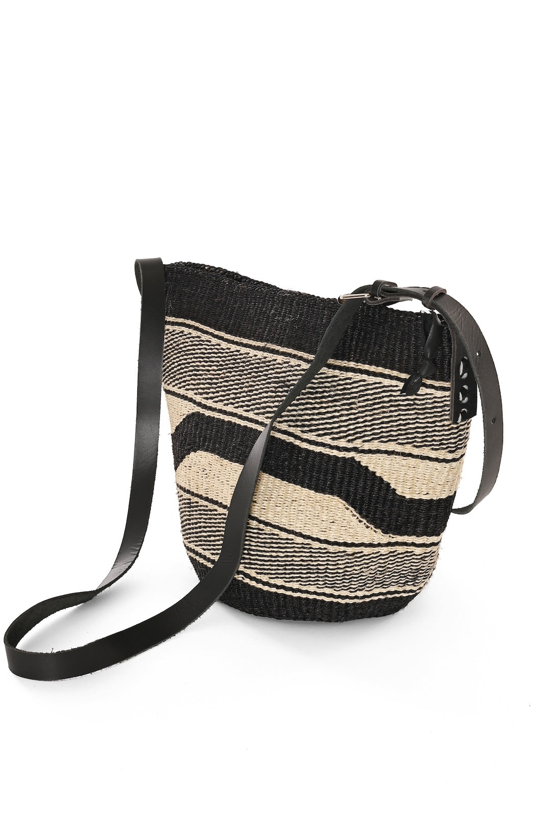 Moonlit Mara Patterned Sisal Purse