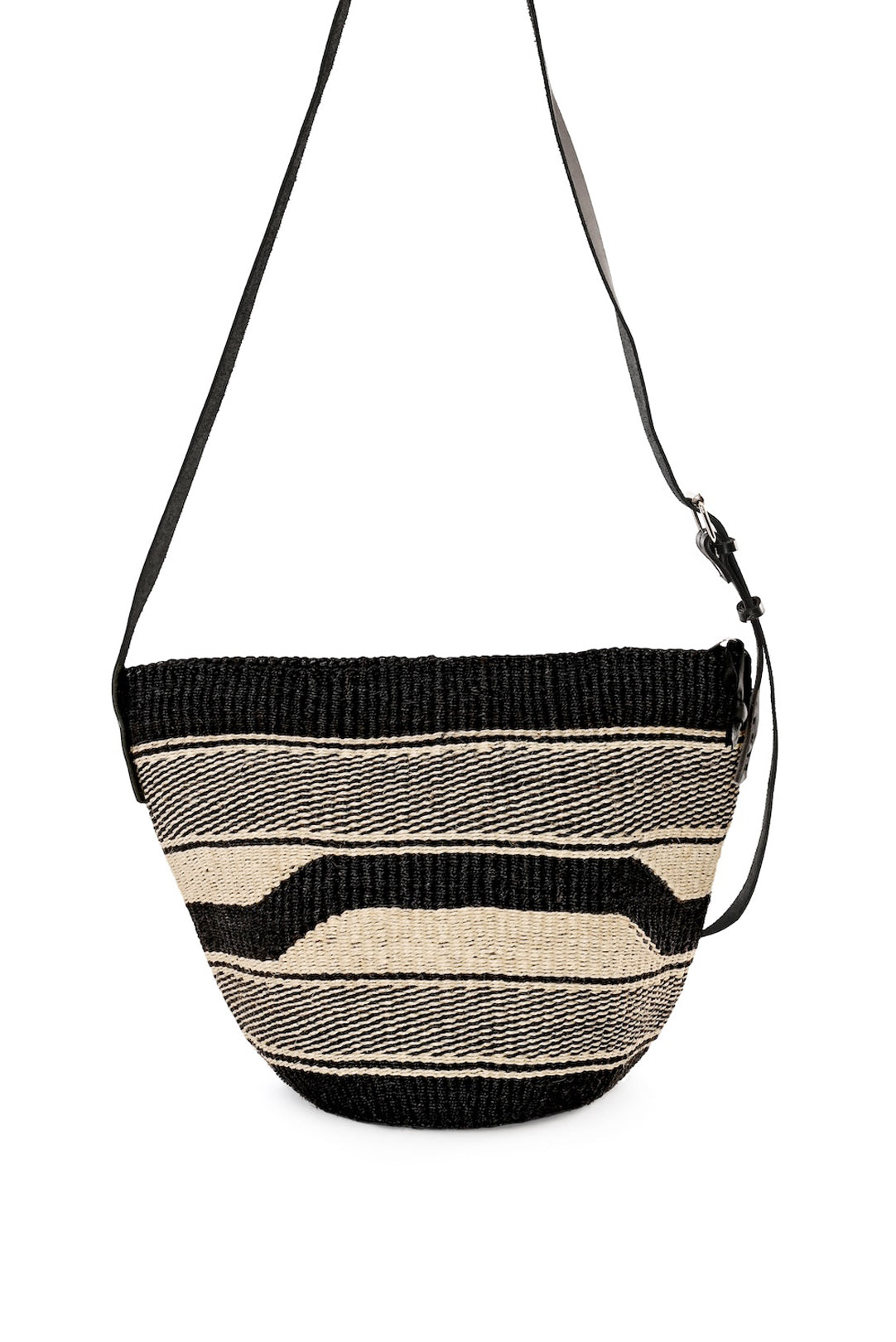 Moonlit Mara Patterned Sisal Purse