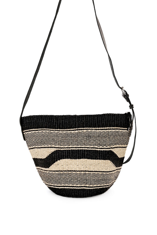 Moonlit Mara Patterned Sisal Purse