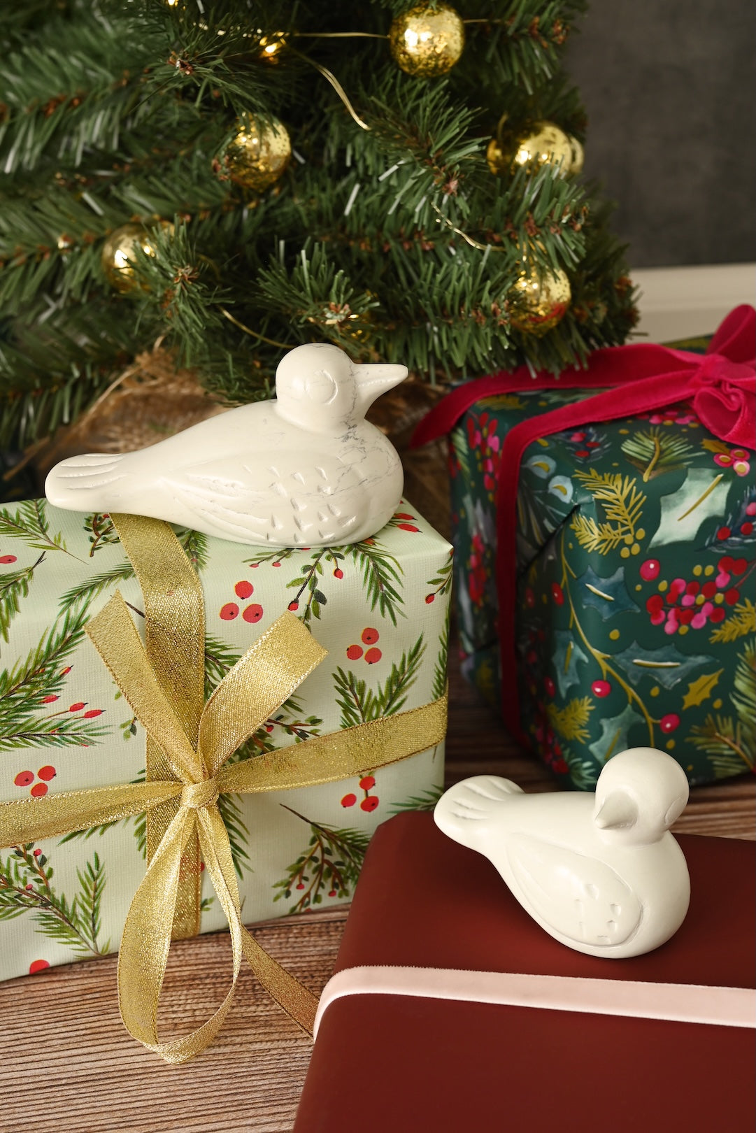 Natural Soapstone Songbird