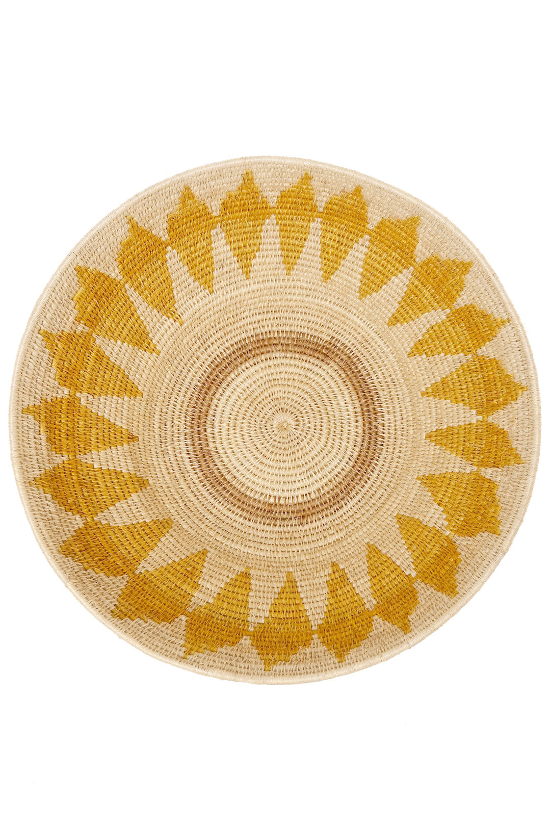 13" One of a Kind Sisal Bowl Basket