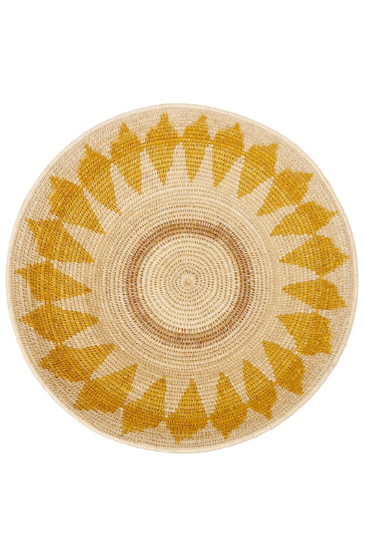 13" One of a Kind Sisal Bowl Basket