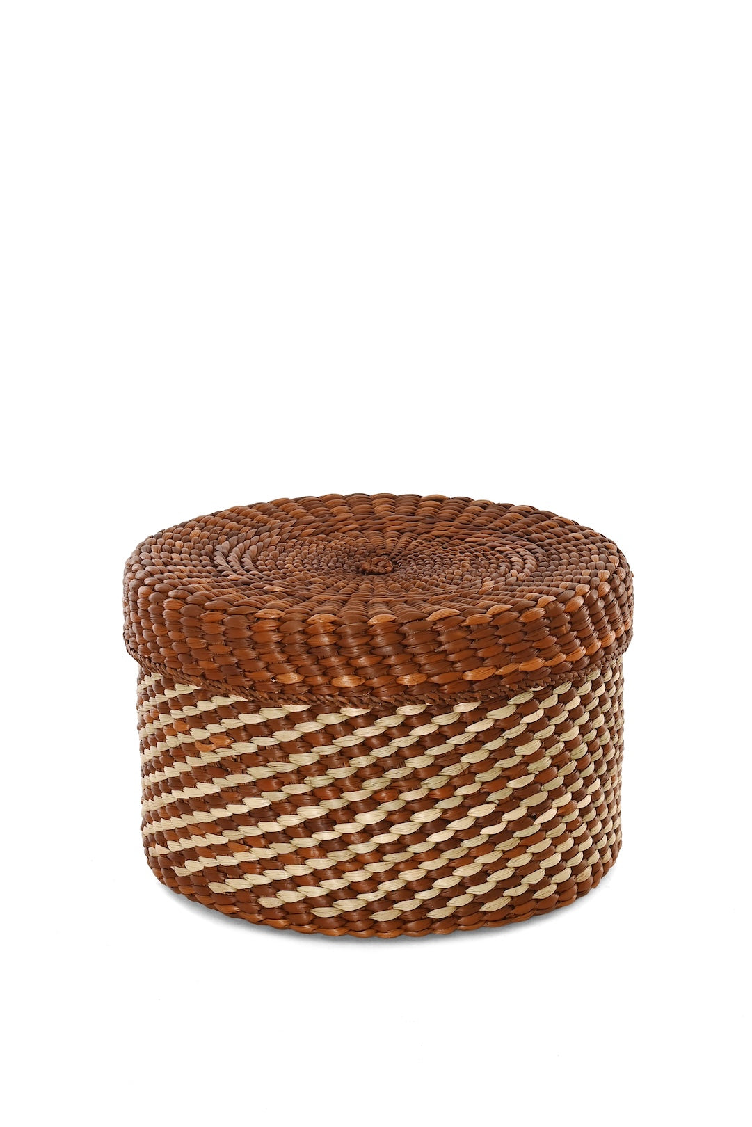 Set of 3 Milulu Reed Nesting Storage Baskets- One of a Kind