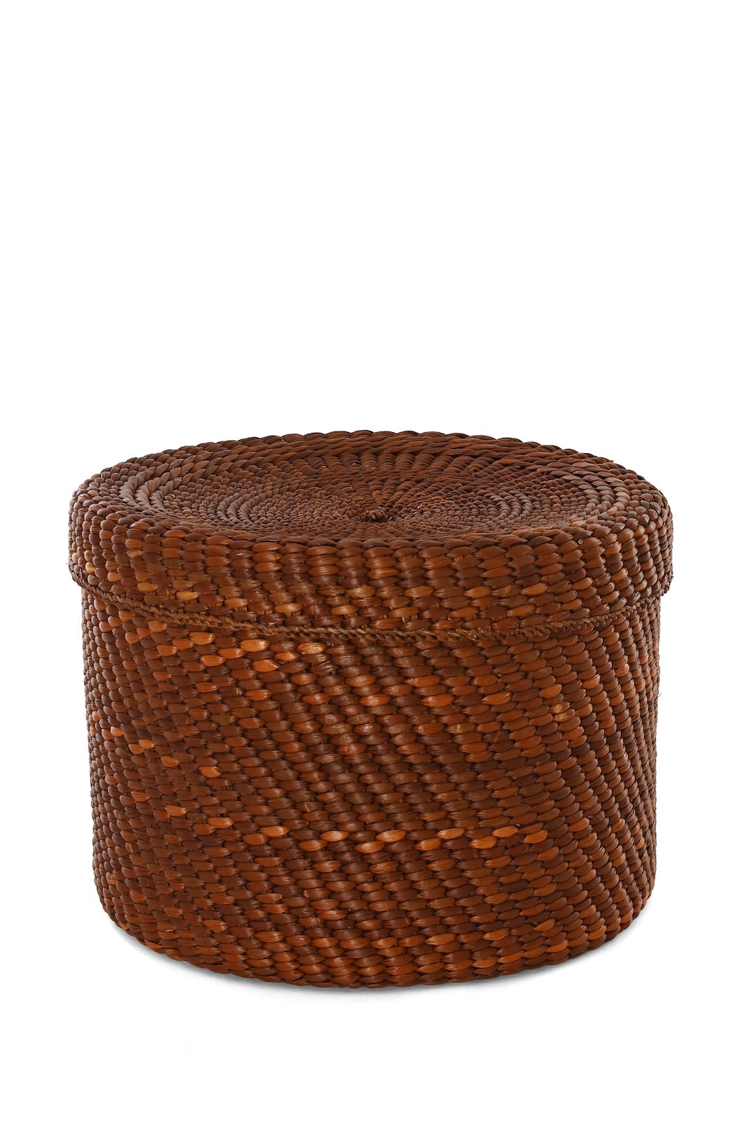 Set of 2 Milulu Reed Nesting Storage Baskets- One of a Kind