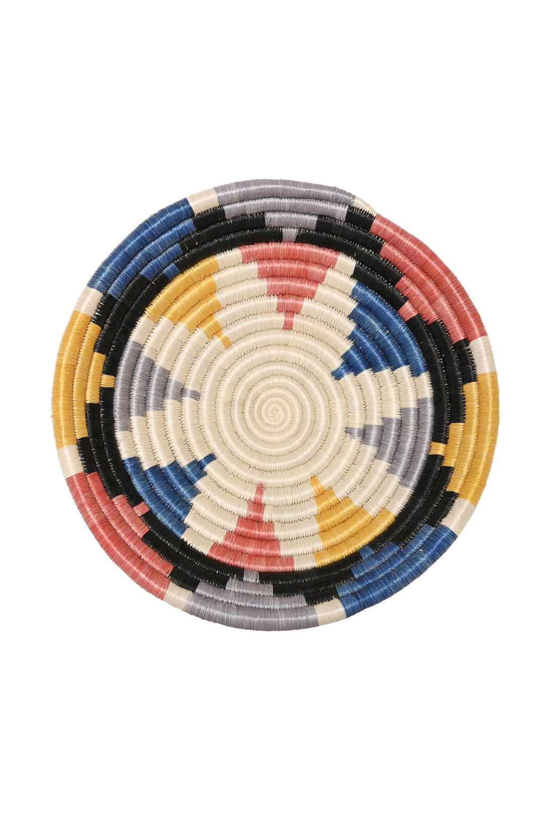 Kaleidoscope Trinket Basket from Rwanda - One of a Kind