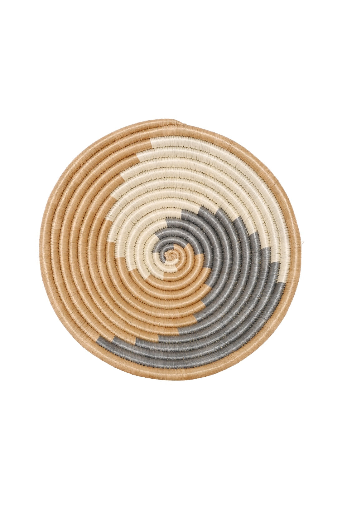 Stone & Sand Trinket Basket from Rwanda - One of a Kind