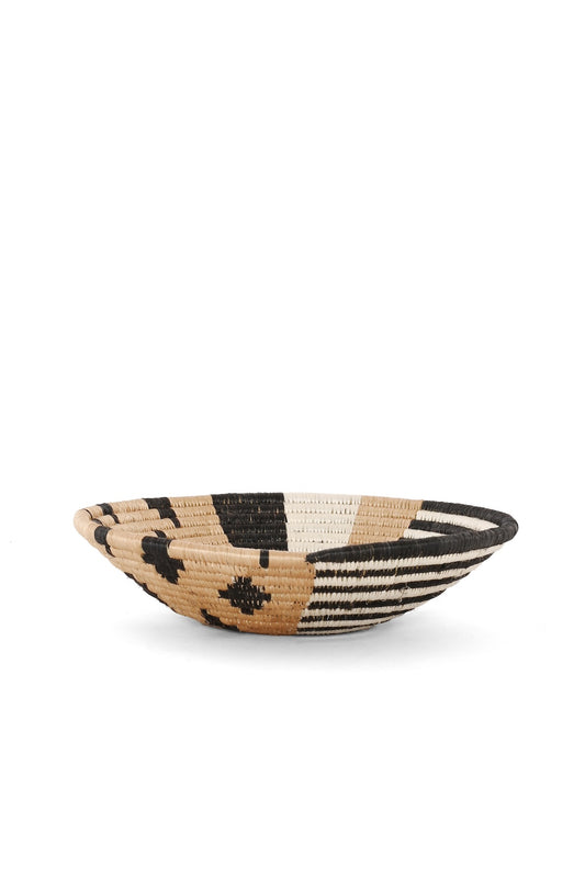 Mod Motif Trinket Basket from Rwanda - One of a Kind
