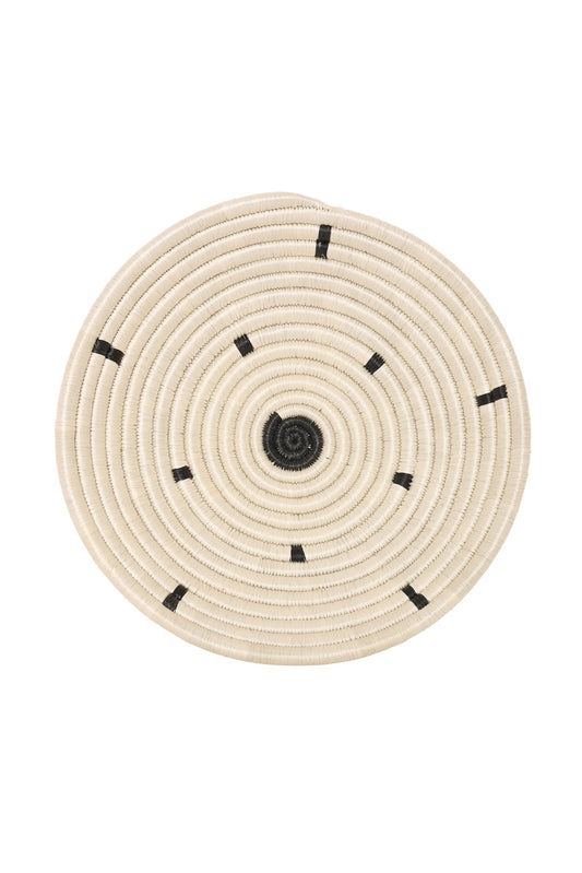 Mod Minimalist Trinket Basket from Rwanda - One of a Kind