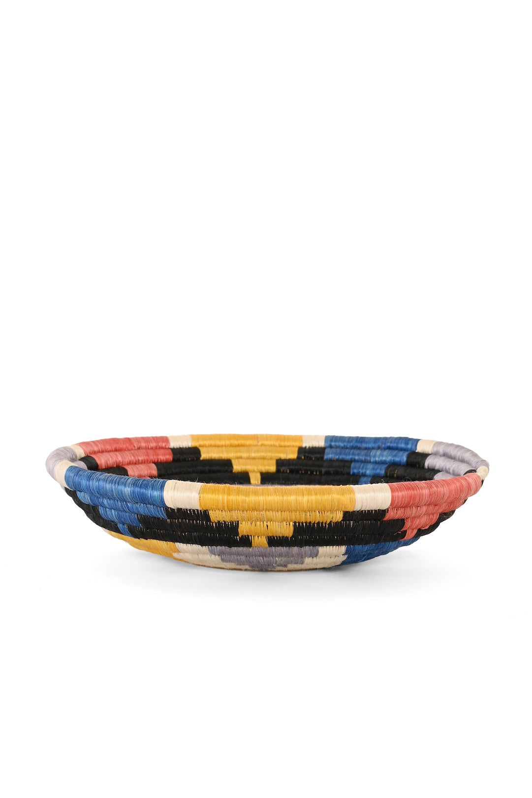 Kaleidoscope Trinket Basket from Rwanda - One of a Kind