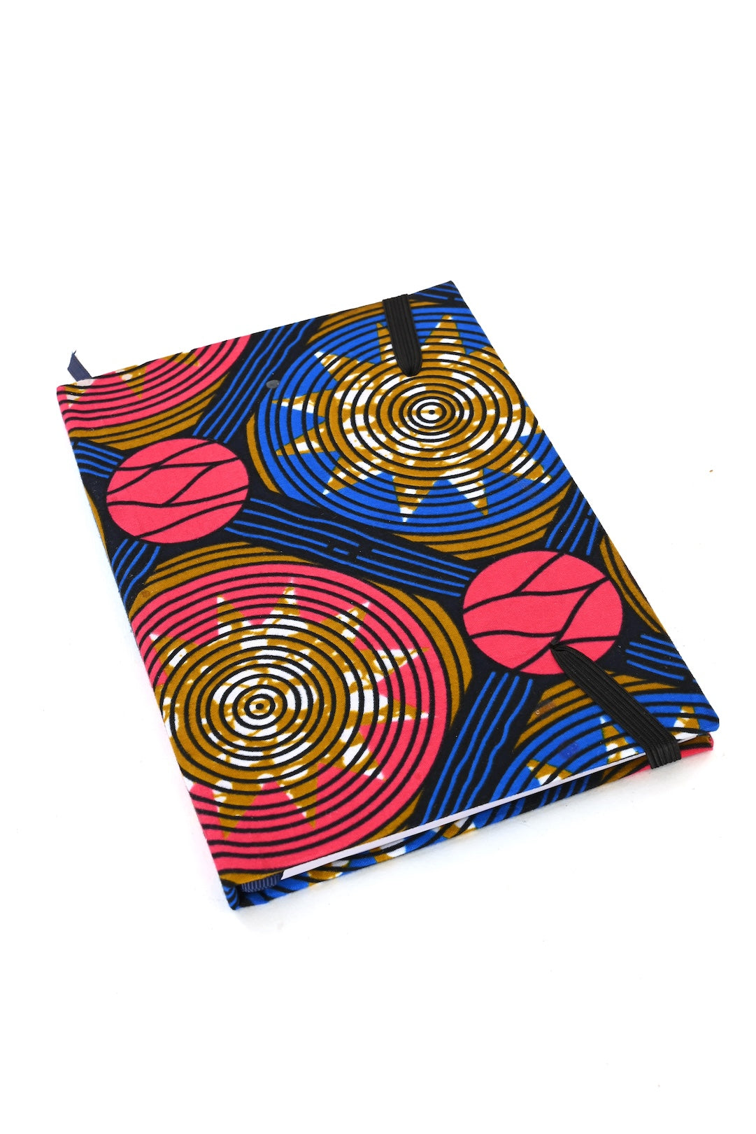 Ankara Wax Cloth Covered Sketchbook Journal - One of a Kind