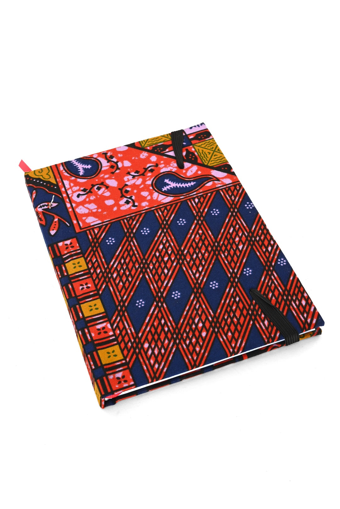 Ankara Wax Cloth Covered Sketchbook Journal - One of a Kind