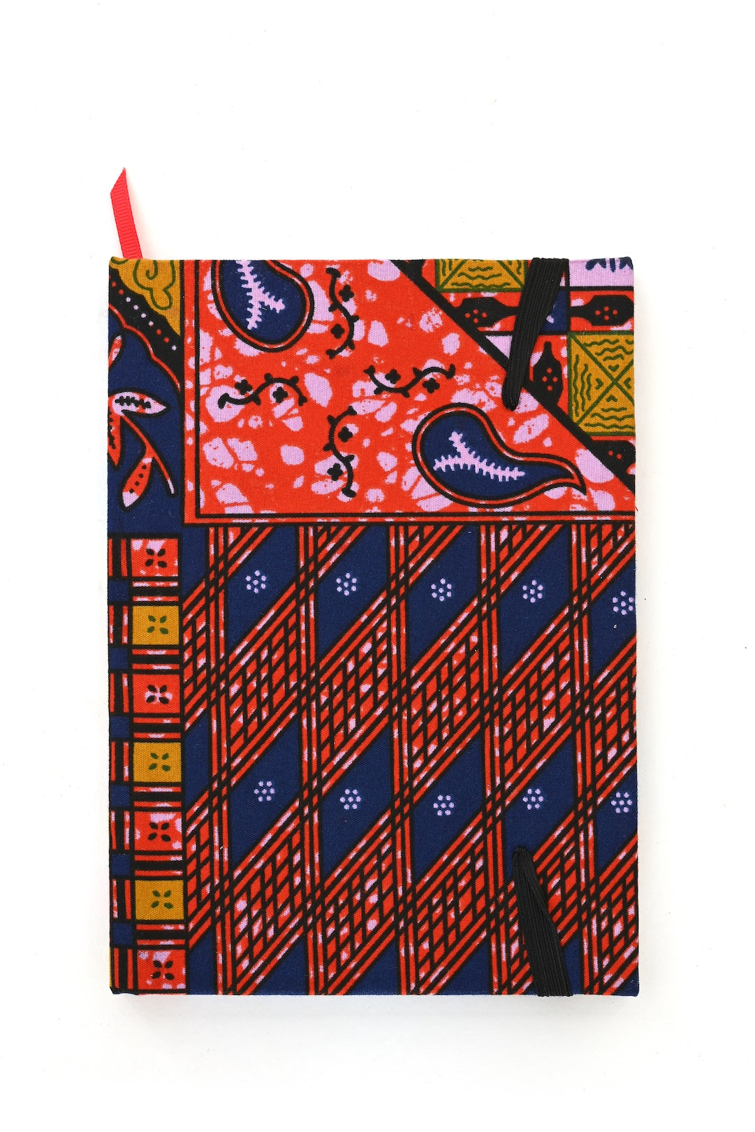 Ankara Wax Cloth Covered Sketchbook Journal - One of a Kind