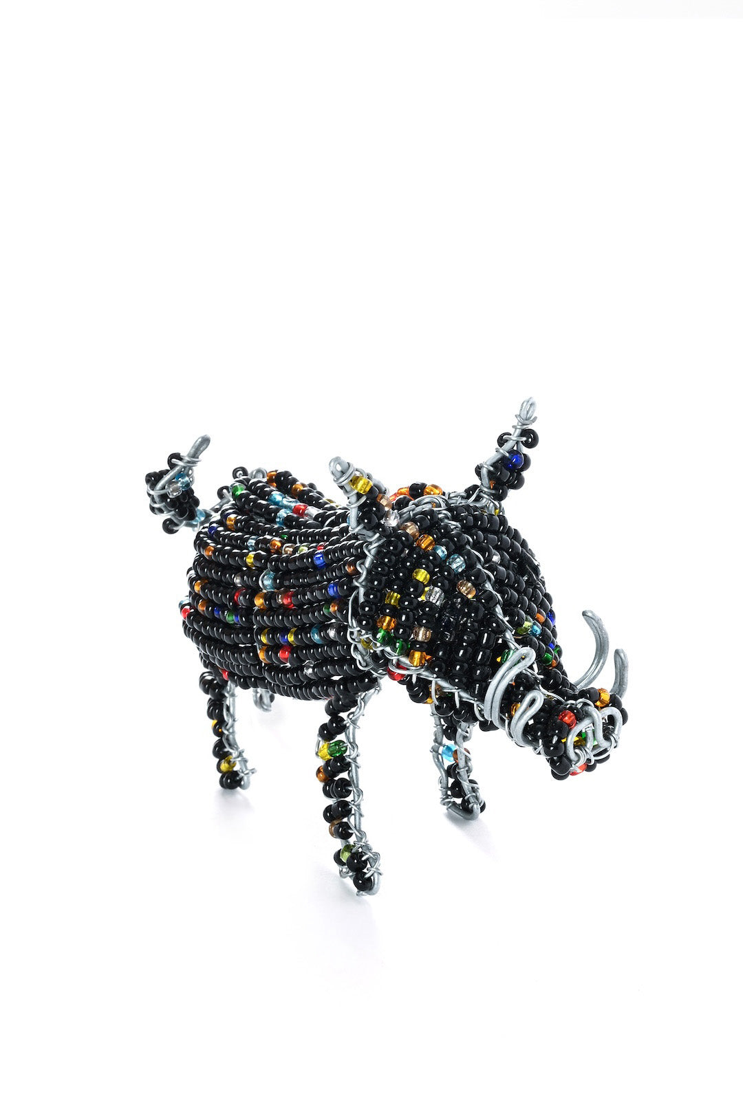 Beaded Warthog Sculpture
