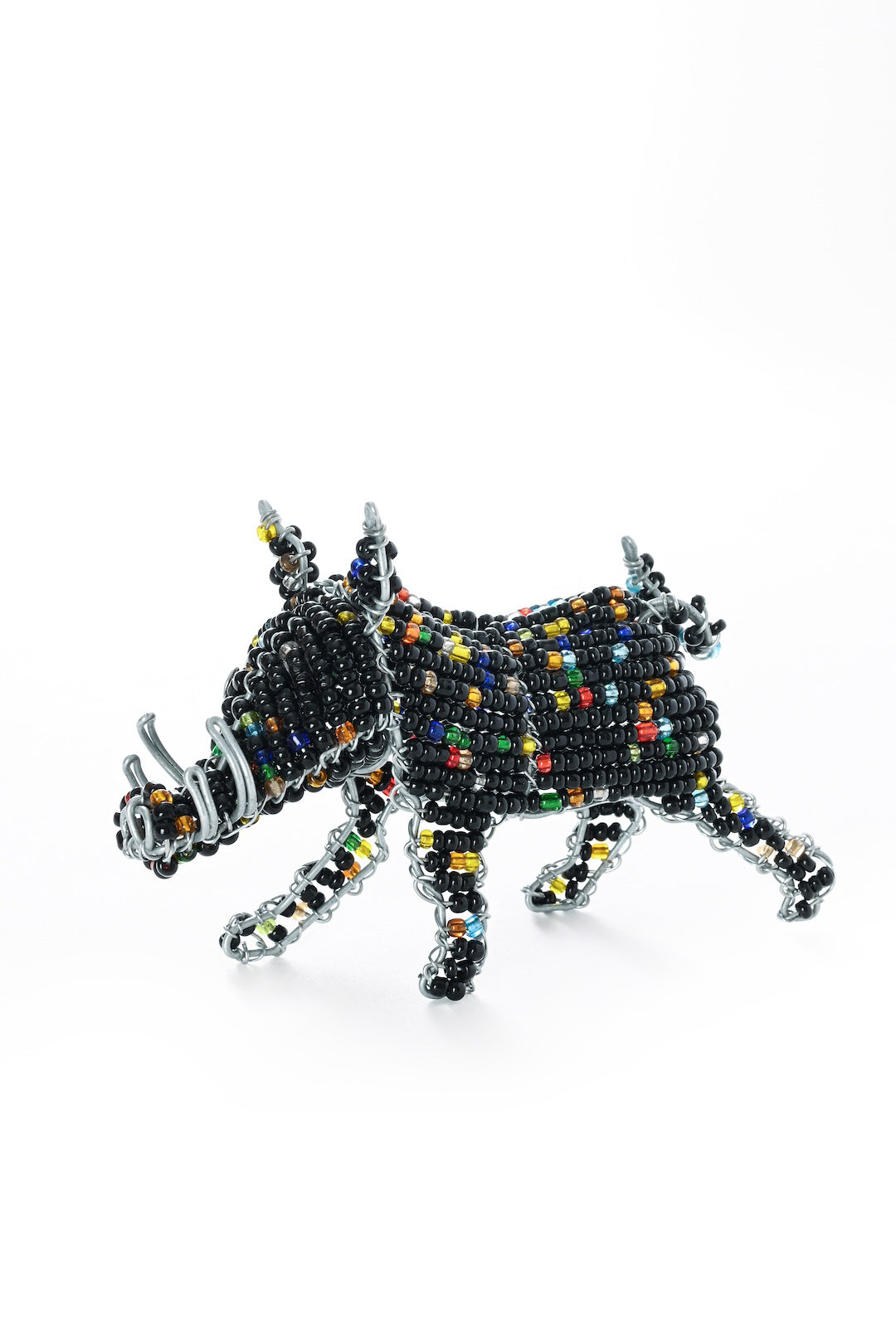 Beaded Warthog Sculpture