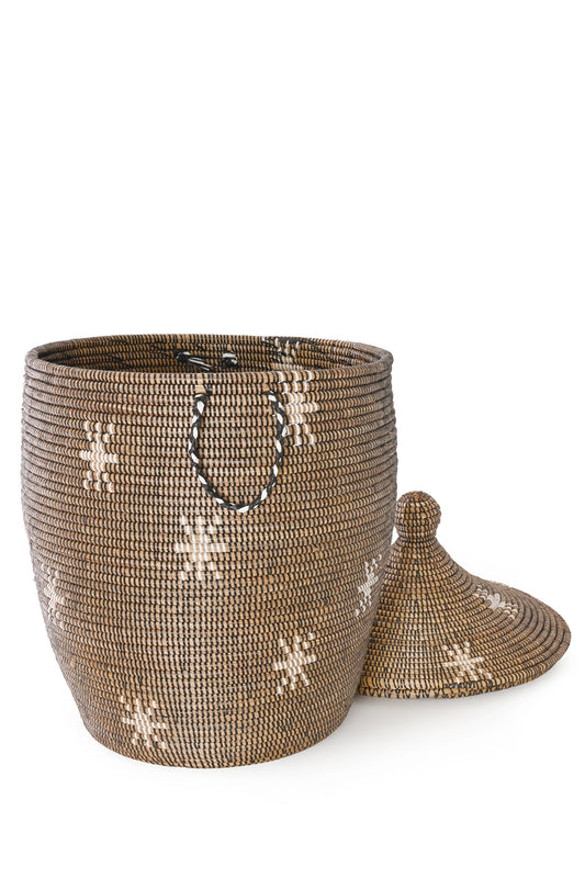 Night Sky Large Senegalese Hamper - One of a Kind