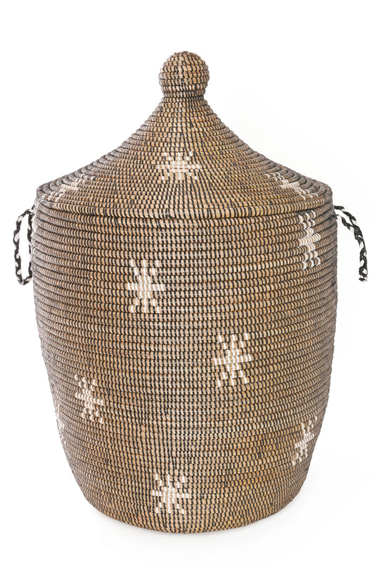 Night Sky Large Senegalese Hamper - One of a Kind