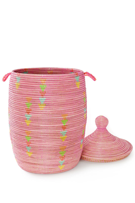 Summer Sherbet Large Senegalese Hamper - One of a Kind