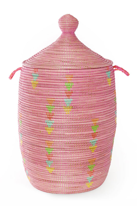 Summer Sherbet Large Senegalese Hamper - One of a Kind