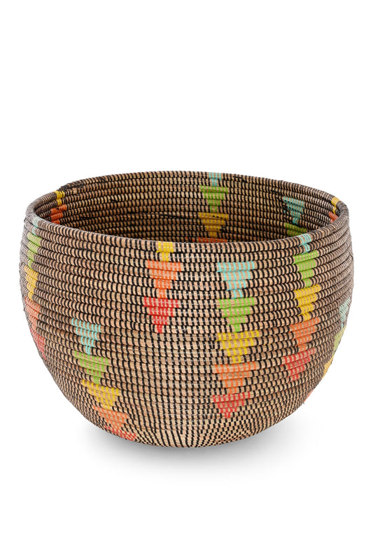 Prism Triangles Deep Storage Bowl Basket
