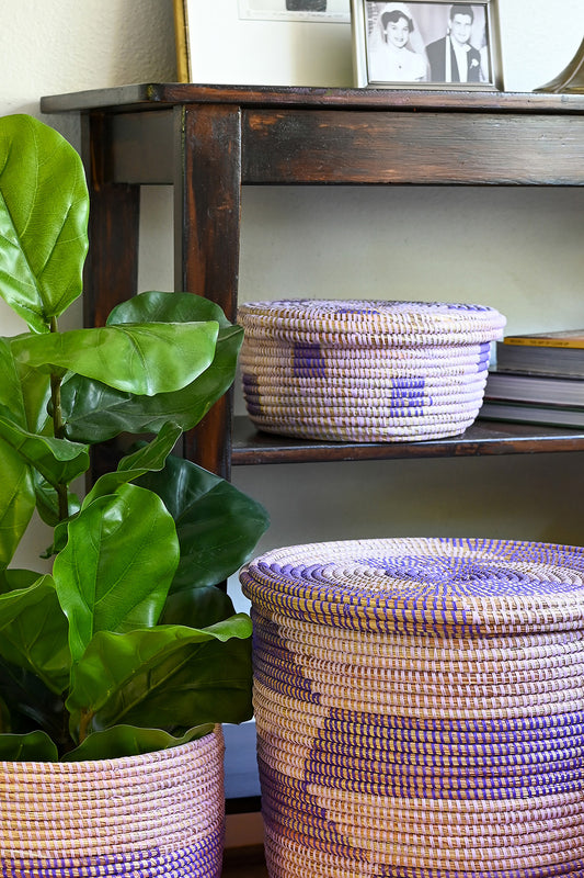 Lavender Fields Lidded Storage Box