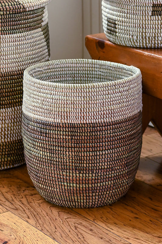 Black & White Bath Bin Basket