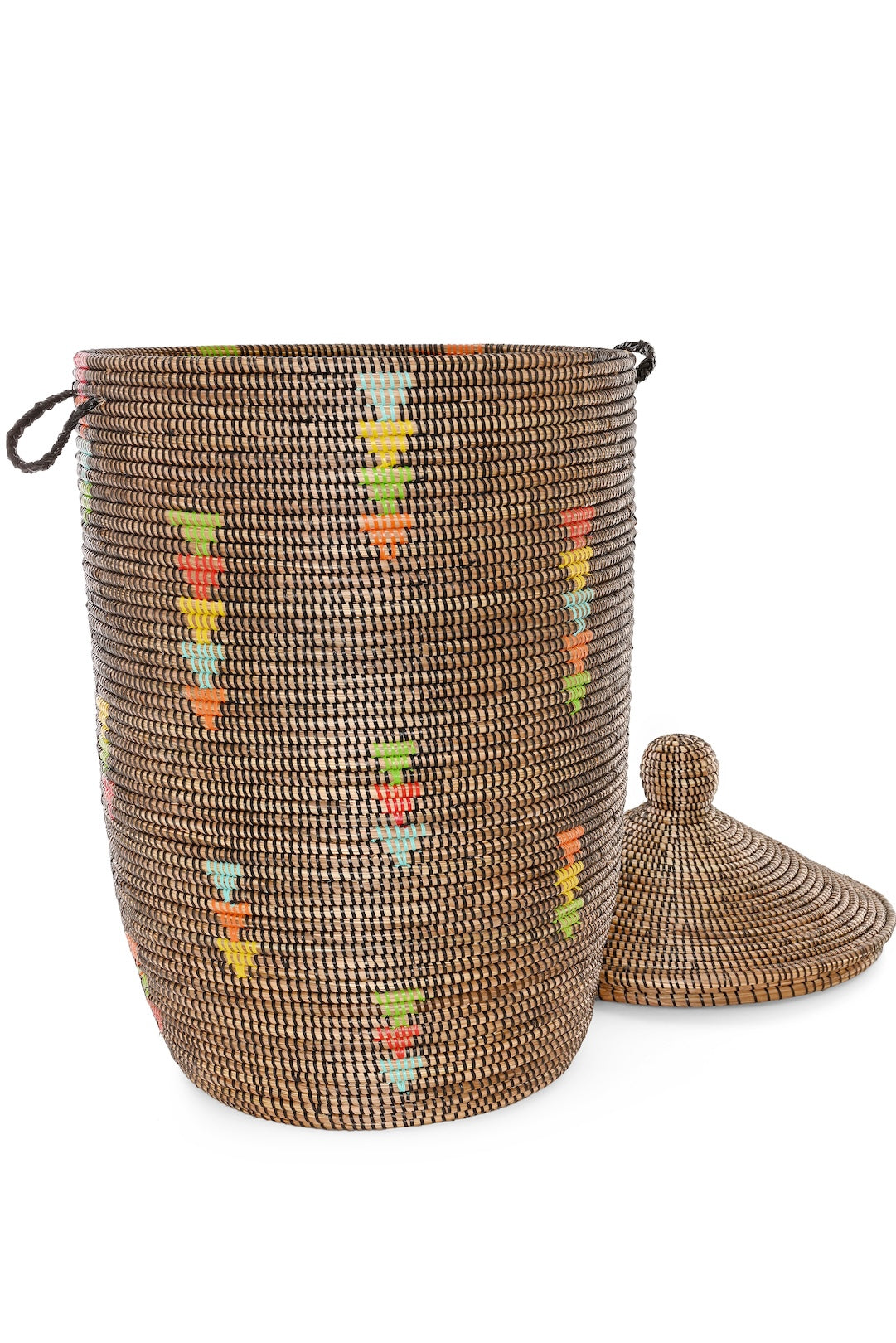 Prism Triangles Slender Laurel Hamper Basket