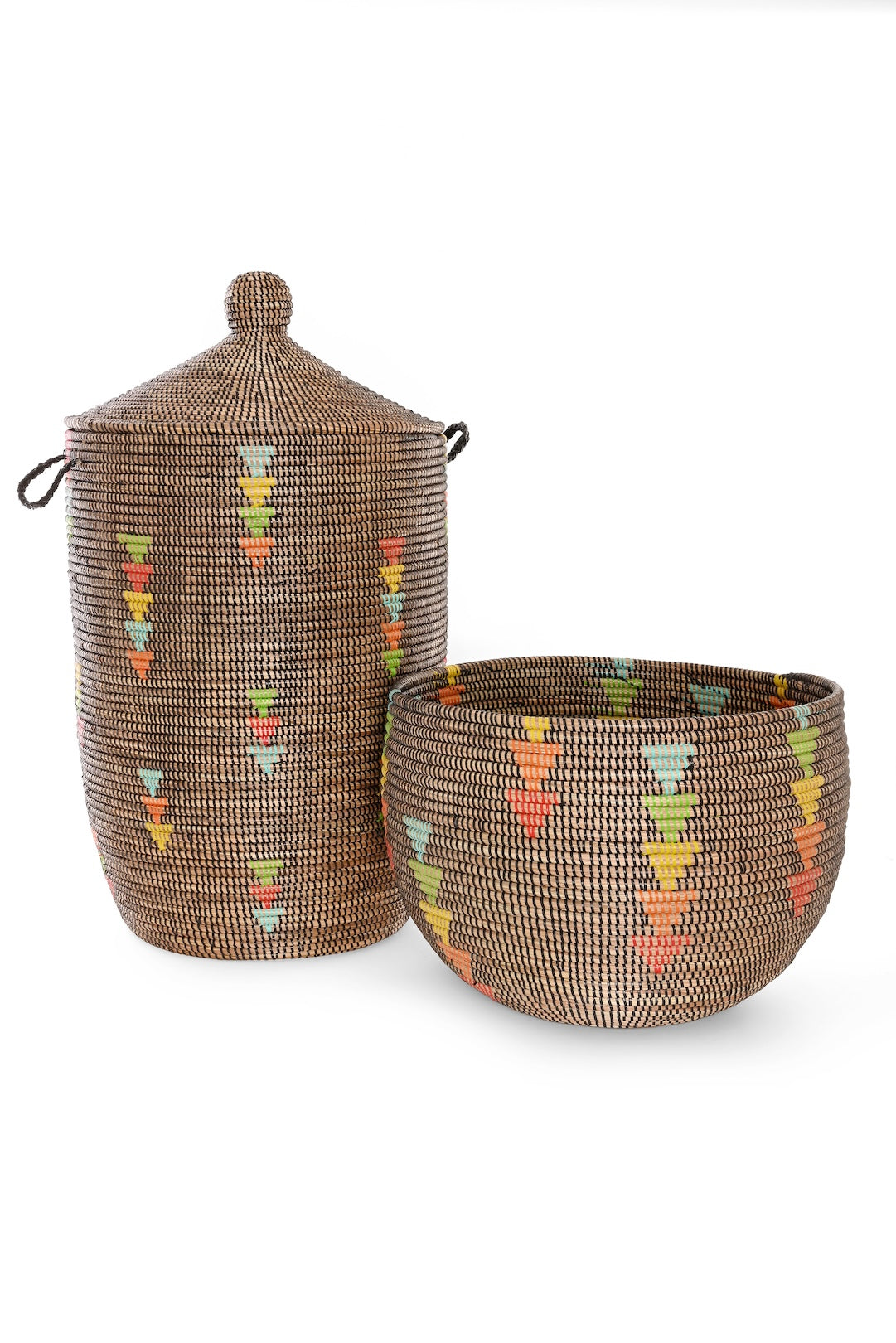 Prism Triangles Deep Storage Bowl Basket