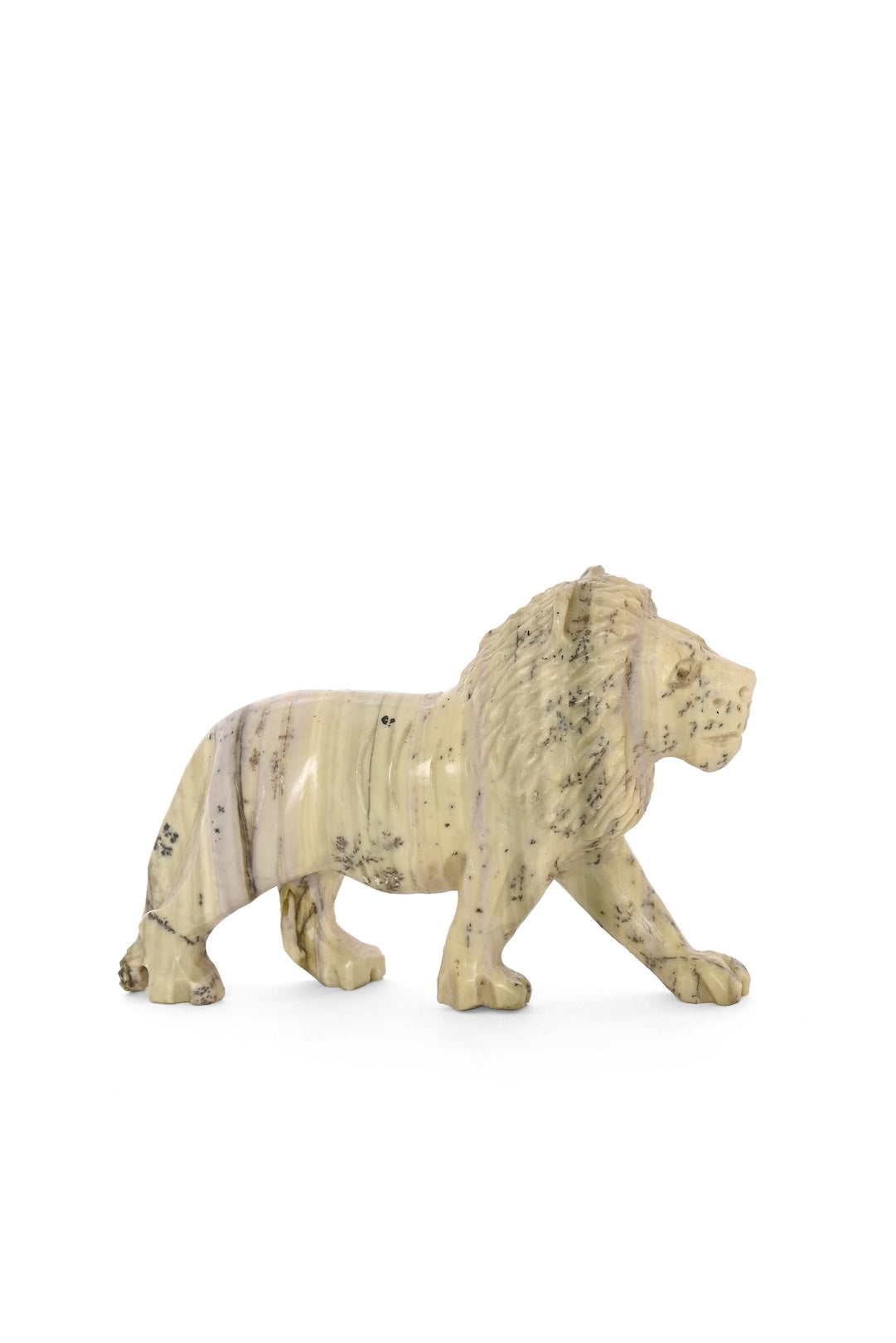 Butter Jade Lion Figurine - One of a Kind