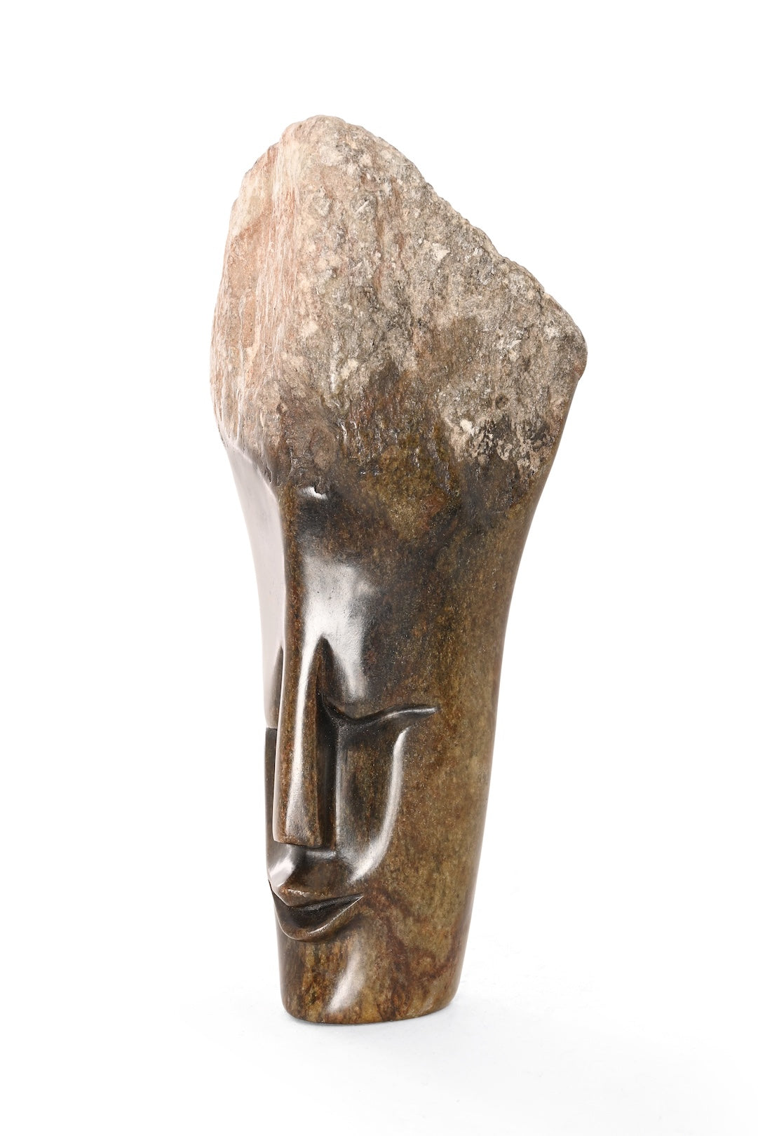 Emerging Face Stone Sculpture - One of a Kind