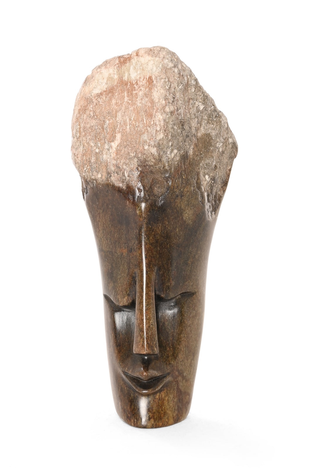 Emerging Face Stone Sculpture - One of a Kind