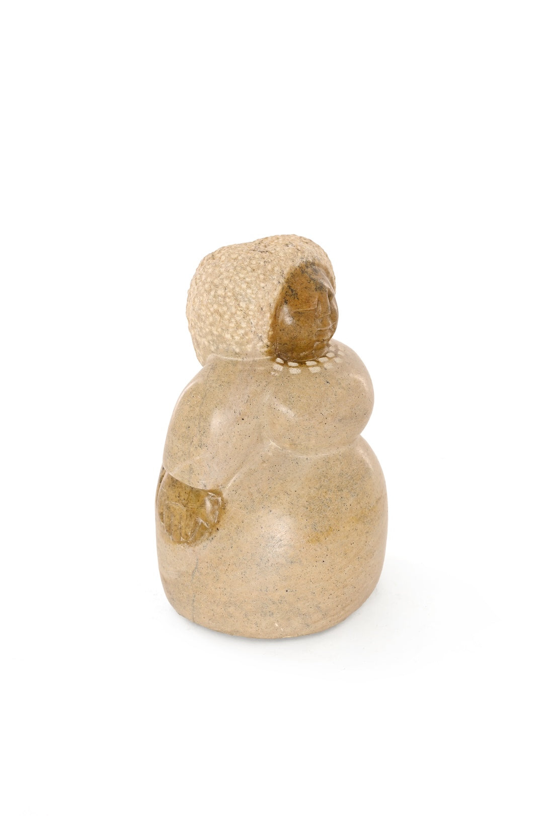 Hand-Carved Stone Woman Sculpture - One of a Kind