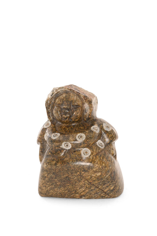 Petite Stone Mama Sculpture - One of a Kind