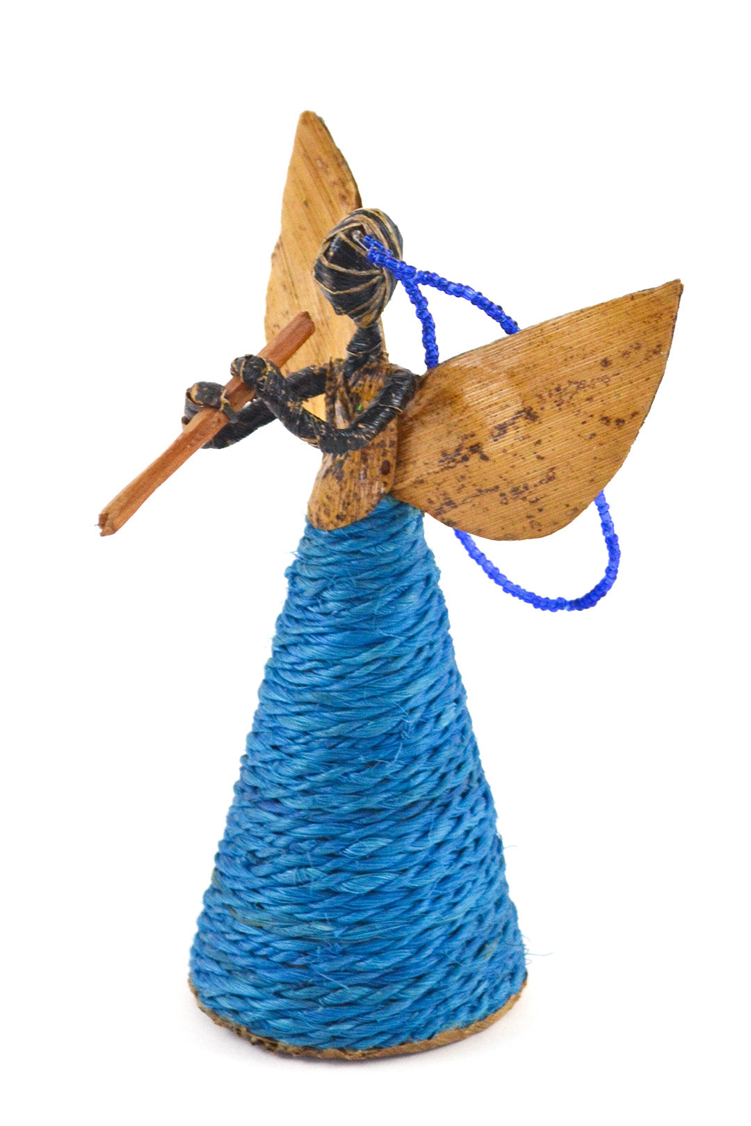 Small Blue Banana Fiber Angel
