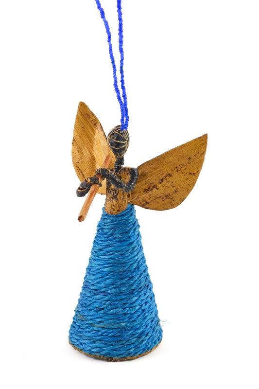 Small Blue Banana Fiber Angel