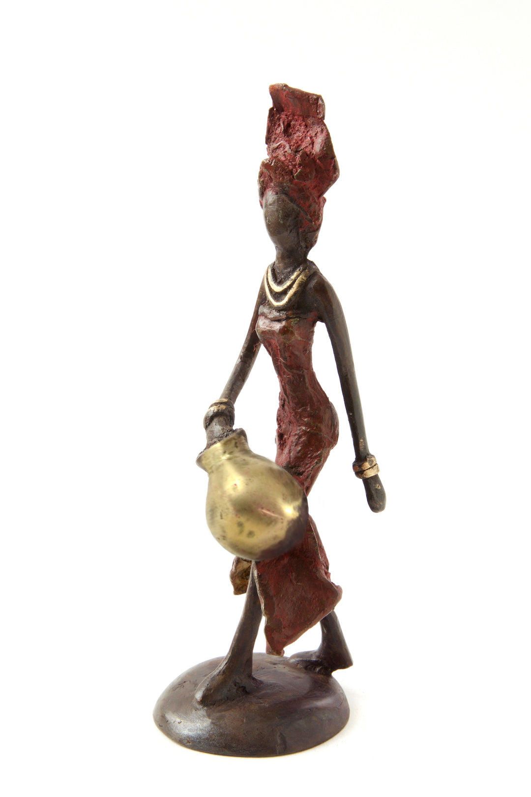 Dignified Water Bearer Bronze Sculpture