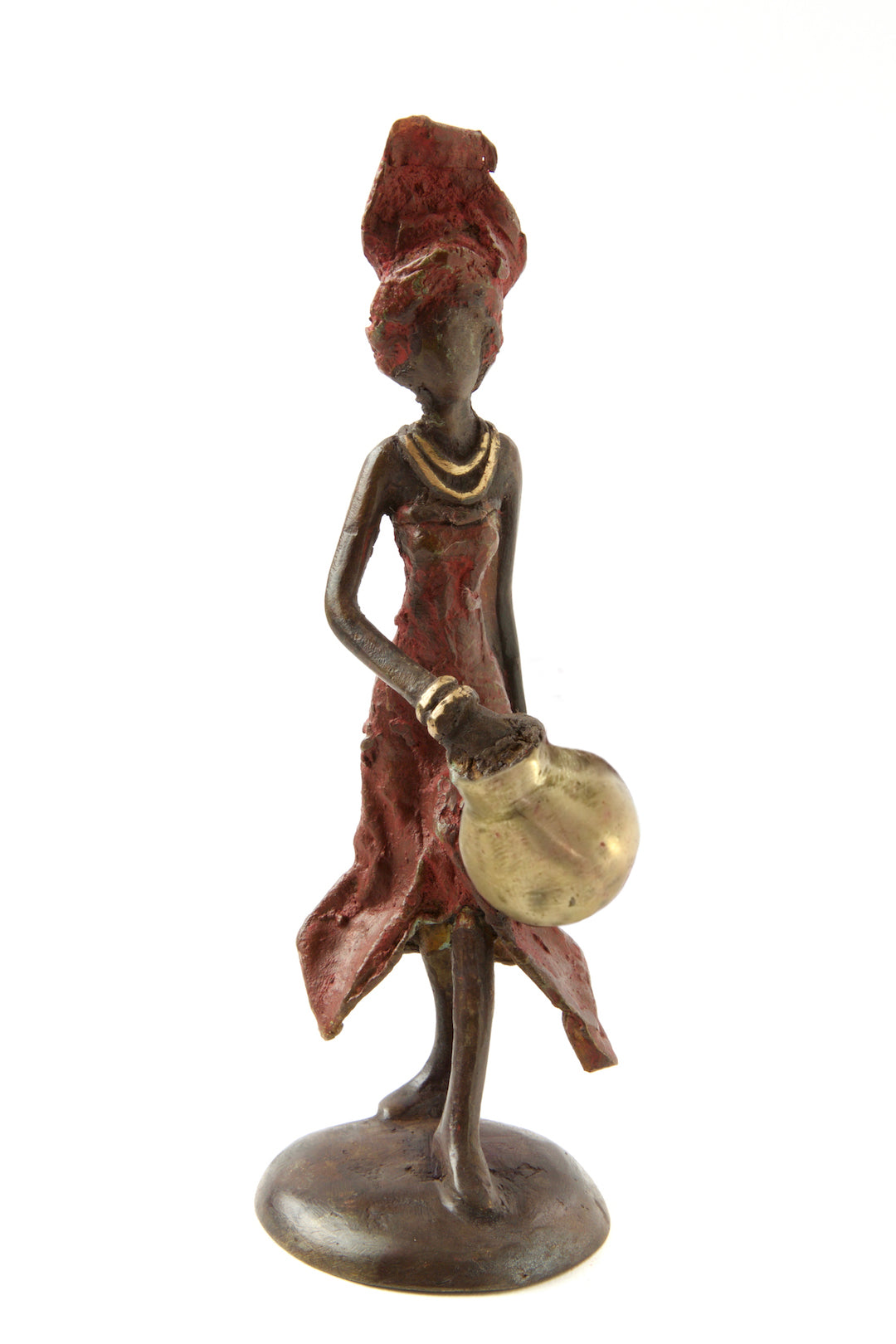 Dignified Water Bearer Bronze Sculpture
