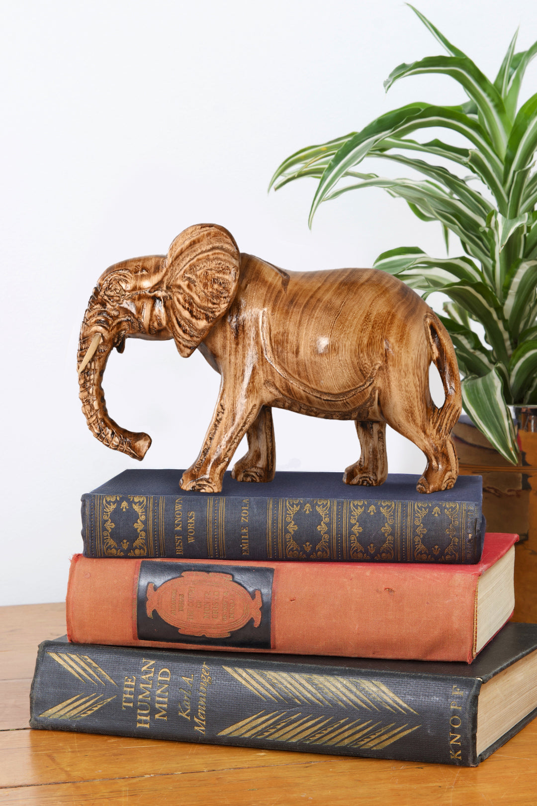 Burnt Jacaranda Elephant Sculpture