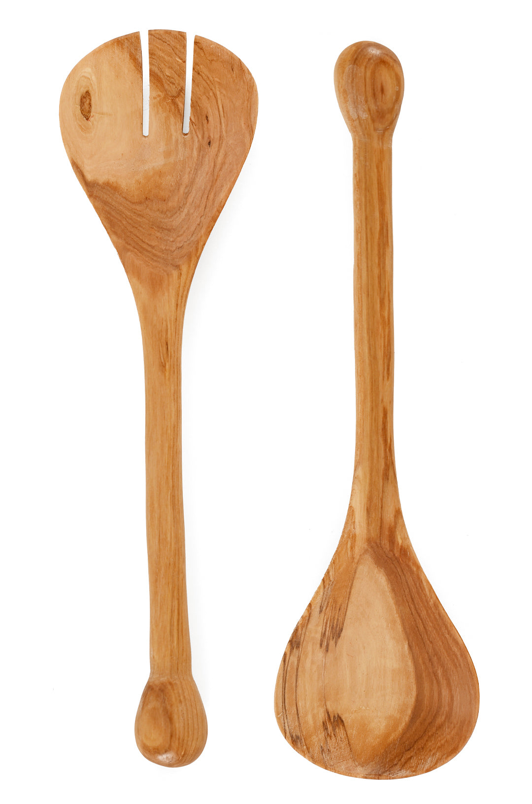 African Ball Handled Salad Servers