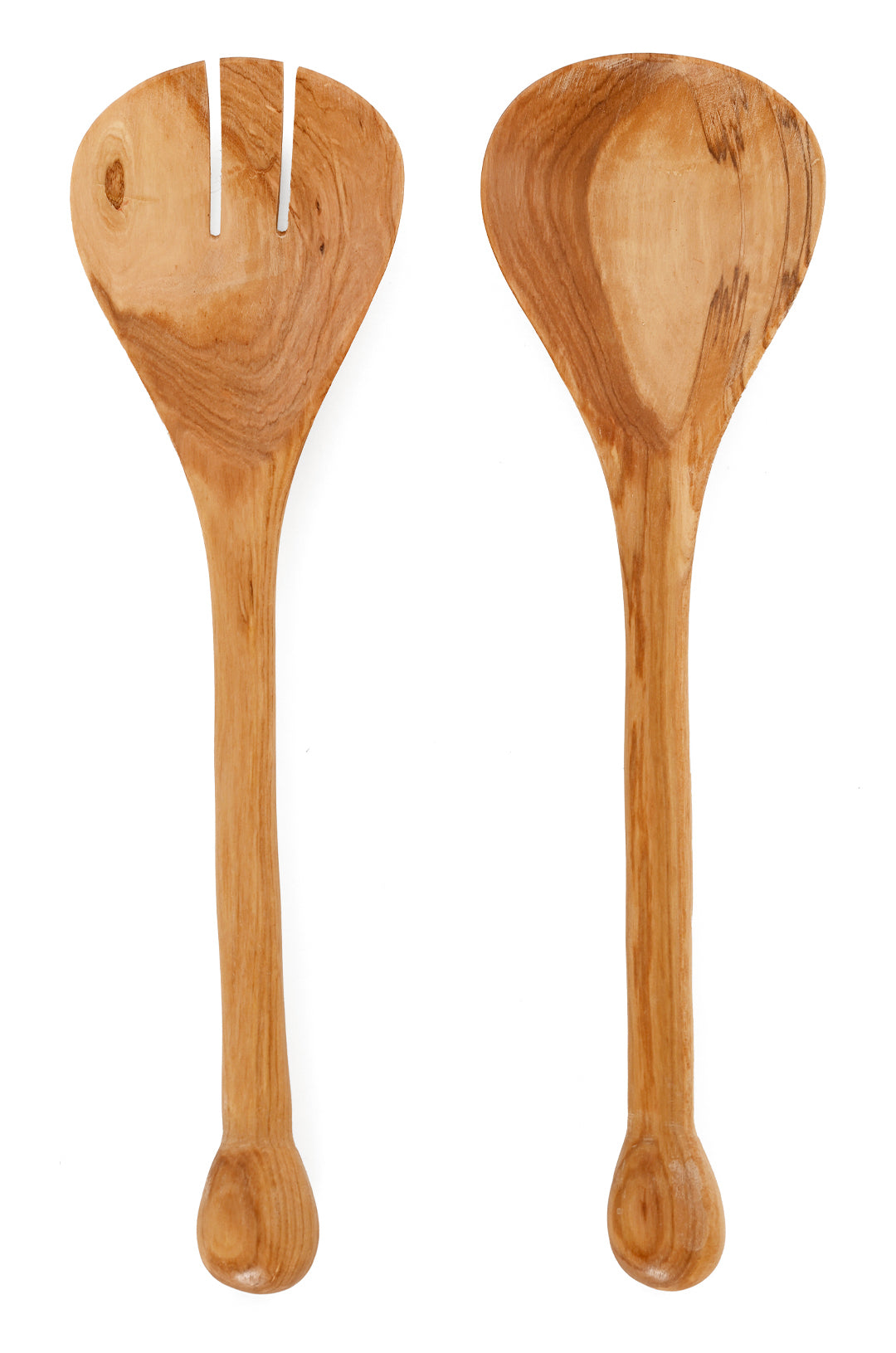 African Ball Handled Salad Servers