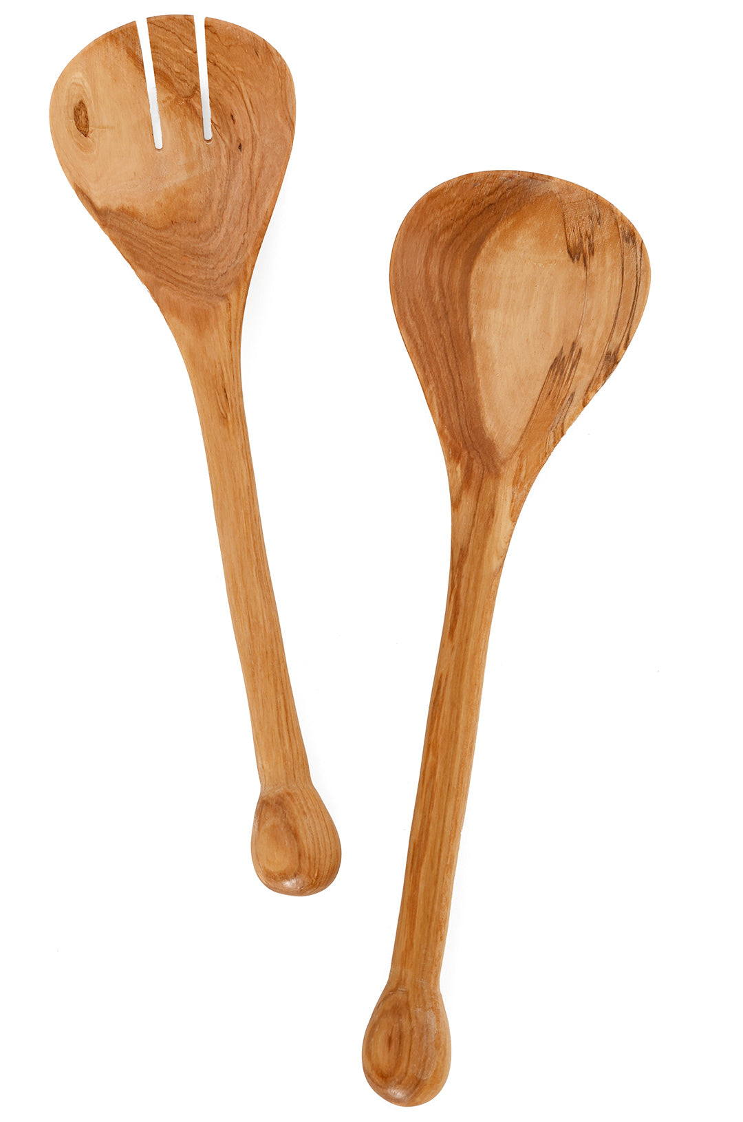 African Ball Handled Salad Servers