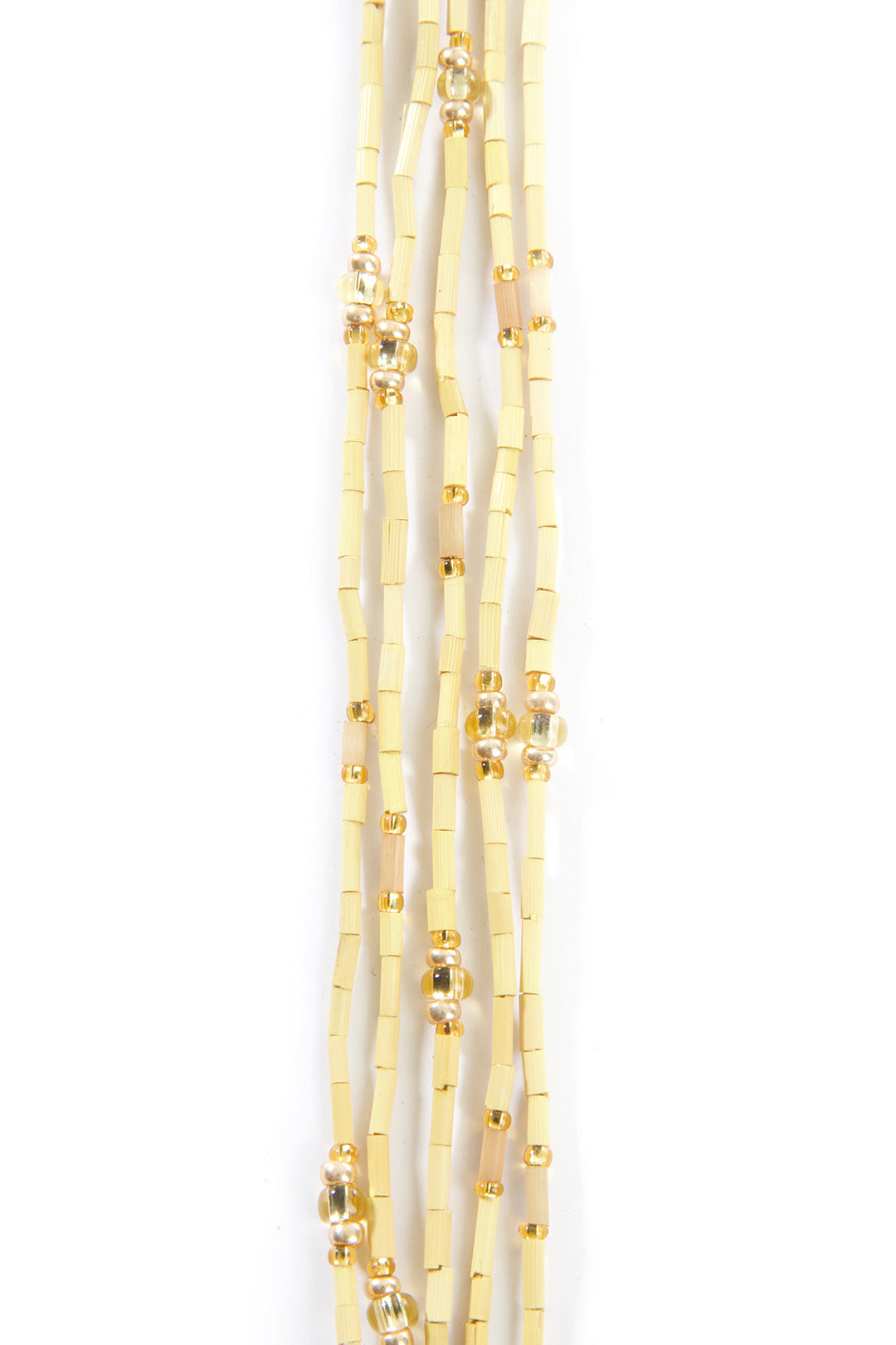 The Leakey Collection Zulugrass Single Strand - Yellow